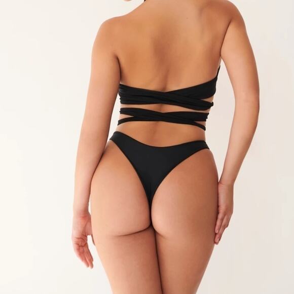 TROPIC OF C bianca top in black glow | XS NWT - Picture 2 of 9